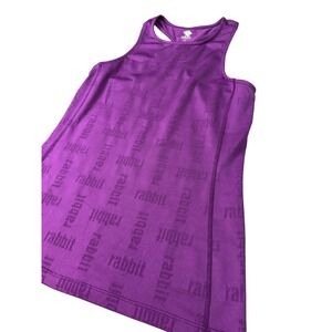Women's Rabbit Small Purple Racerback All Over Print Workout Tank Top Yoga